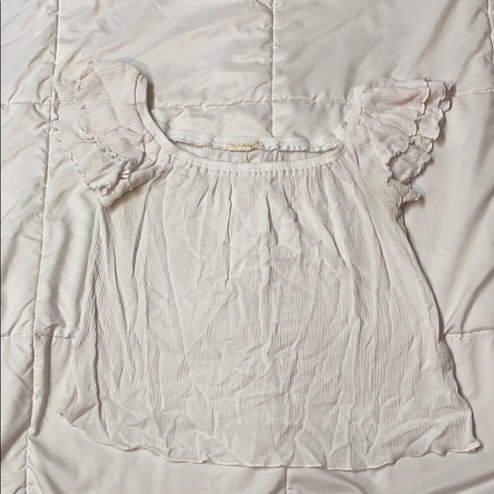 Flowy, off the shoulder blouse from LA Hearts